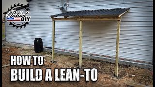 How To Build A Lean To On An Existing Building [upl. by Nonohcle55]