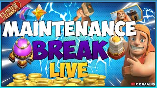 Clash Of Clans maintenance break town hall 17 update🔴coc live hammer Jam [upl. by Nomsed707]