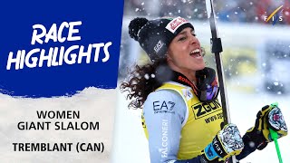 Highlights Women Giant Slalom 2 Tremblant 2023  Audi FIS Alpine World Cup 2324 [upl. by Ardnasela]