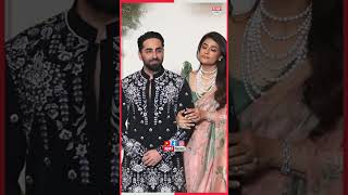 Ayushmann Khurrana amp His Wife Tahira At Manish Malhotra Diwali Party 2023 [upl. by Annael212]