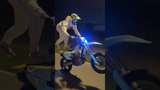 on the way 💙🤍 viral fe501 wheelie ytshorts [upl. by Enohs]