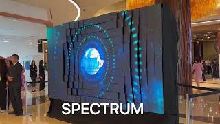 Kinetic LED wall corporate event expo 3D Dynamic Moving LED Wall kinetic mechanic videowalls [upl. by Bravar]