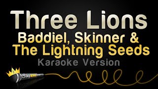 Baddiel Skinner amp The Lightening Seeds  Three Lions Karaoke Version [upl. by Adni]