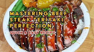 Mastering Beef Steak Teriyaki Perfection  Easy Teriyaki Sauce Recipe [upl. by Gosselin857]