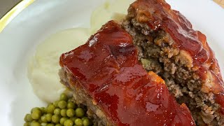 THE EASIEST AND SIMPLE WAY TO MAKE OLD SCHOOL MEATLOAFSUNDAY DINNER RECIPE IDEAS SEGMENT [upl. by Mutua]