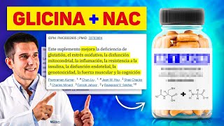 ¡SORPRENDE EL RESULTADO🤩NAC y GLICINA para MUCHO MÁS GLUTATIÓN NUEVO ESTUDIO [upl. by Chandler]