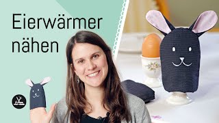 Eierwärmer nähen zu Ostern in niedlichen Hasenohren  Freebie 🐣 [upl. by Gillett]