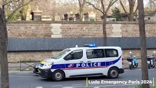 BAC 75 N  van Police en urgence Police cars and van responding [upl. by Wini]