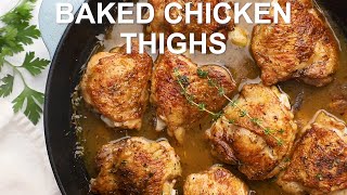 Baked Chicken Thighs [upl. by Karilla321]