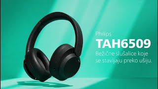 Philips bežične slušalice ANC koje se stavljaju preko ušiju TAH6509 [upl. by Trilbi159]