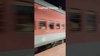 😱 Coalfield Express at 130 KMPH train railway viral trainhighspeed [upl. by Rorry]