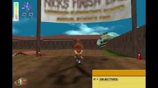 Jimmy Neutron walkthrough Version 2 part 2 Racing Nick amp Exploring the School [upl. by Annodahs327]