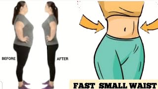 Fast Small Waist Workout workout Fast workout for smaller waist [upl. by Milly]