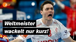 Nordmazedonien – Dänemark Highlights  HandballEM 2022  sportstudio [upl. by Casimir]