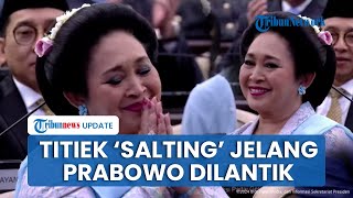 Riuh Momen Titiek Soeharto Disoraki Tamu Undangan di Gedung DPRMPR Jelang Prabowo Dilantik [upl. by Desma]