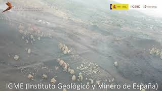 Erupción Cumbre Vieja La Palma 21sept2021 Zona Emisión Instituto Geológico y Minero de España [upl. by Giacopo]