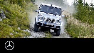 MercedesBenz GClass Extreme OffRoad Test [upl. by Nesyaj240]