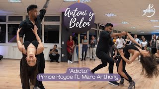 ADICTO  PRINCE ROYCE ft MARC ANTHONY  ANTONI Y BELEN  Bachata Fusion Movida Frankfurt [upl. by Mahmud]