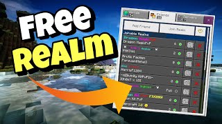 JOIN MY FREE MINECRAFT REALM 121 2024 MCPE PS5 XBOX PC [upl. by Adieren714]