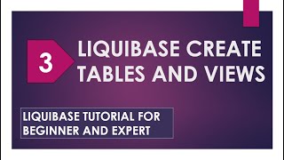 liquibase create table  liquibase view  liquibase version control  liquibase getting started [upl. by Asenev510]