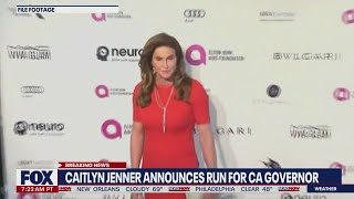 Caitlyn Jenner announces run for governor of California  NewsNOW from FOX [upl. by Anevad734]