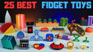 Top 25 3D Printed FIDGET TOYS [upl. by Eart]