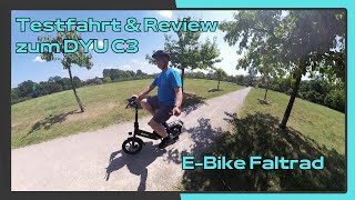 Test amp Review zum DYU C3 Falt EBike [upl. by Ahsiral]