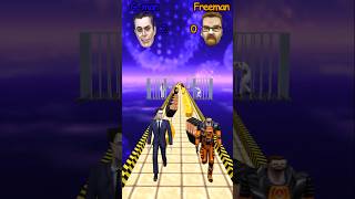 Good Deeds Run Challenge  Freeman vs Gman  HalfLife Scientists Brainrot shorts [upl. by Parnell]