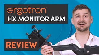 💻 Ergotron HX Monitor Arm  Review amp Assembly [upl. by Orji334]