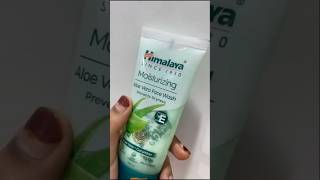 Himalaya Moisturizing Aloe vera face washshort Face wash glamwithtansira [upl. by Wandie]