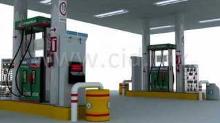 CID recorrido virtual de gasolinera con detalles de construcción [upl. by Noloc263]