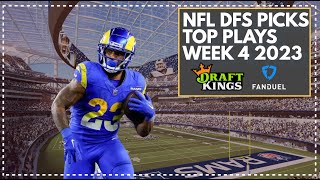 NFL DFS Picks Week 4 2023 Main Slate  Top Picks for DraftKings amp FanDuel [upl. by Ettinger]