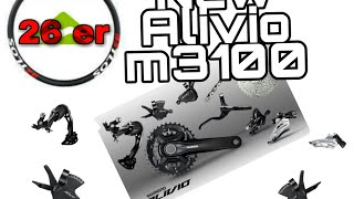 New Shimano Alivio M3100Review Groupset Rd and Fd [upl. by Airamahs]