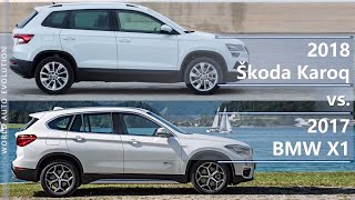 2018 Skoda Karoq vs 2017 BMW X1 technical comparison [upl. by Downey930]