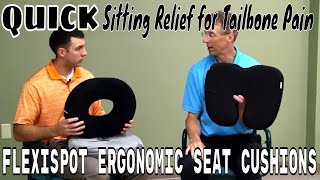 Quick Sitting Relief for Tailbone Pain Flexispot Ergonomic Seat Cushions [upl. by Greysun944]