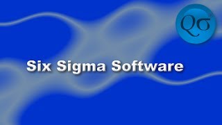 Six Sigma Software [upl. by Otsedom584]