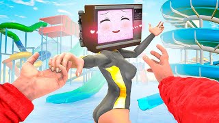 NEW TV Woman x TV Man EPIC LOVE STORY  HAPPY TIME  SAVE TV Woman vs Skibidi Toilet in Gmod [upl. by Mirabella]