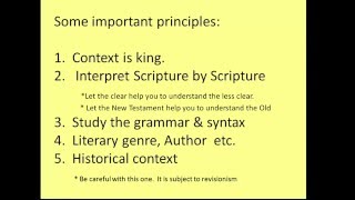 Exegesis and Hermeneutics  Lesson 7 [upl. by Celesta]