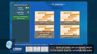 Project Management Simulation by GoVenture [upl. by Eetnuahs34]