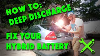 How to Deep Discharge Your Hybrid Battery and Avoid Replacing It  Honda Insight Civic Toyota Prius [upl. by Kenrick]