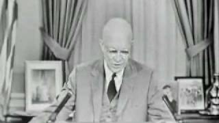 Eisenhower Speech Science and National Security1171957 [upl. by Yodlem54]