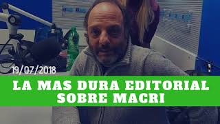 Baby Etchecopar  La Mas Dura Editorial Sobre Macri [upl. by Anerehs]