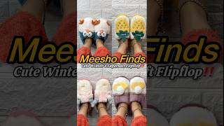 Meesho Cute Furs Winters Flipflops  Starting Rs  220 Meesho Winters Haul meeshofinds short [upl. by Cowles34]