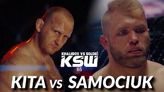 KSW 65 Michał Kita vs Marek Samociuk [upl. by Yrrej]