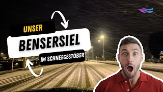 Bensersiel am 060124 im Schneegestöber 4K [upl. by Notyrb]