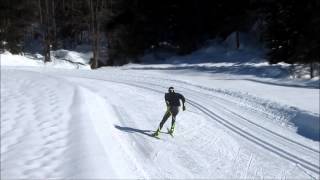 Sci Fondo  Tecnica di Pattinaggio  XC SKI  Cross Country Skiing  Skating Technic  2014 [upl. by Jessie]