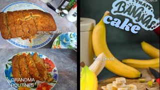 Banana cake Banana breadeasy recipe bananacake recipeinurdu recipe food grandmaroutines4325 [upl. by Reivazx]