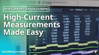 WT5000 Precision Power Analyzer Current Sensor Element  Yokogawa TestampMeasurement [upl. by Nalehp602]