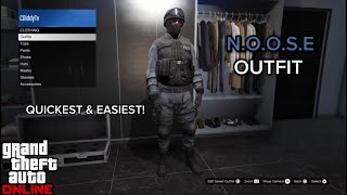 Easiest Way To Get The NOOSE Outfit In GTA 5 Online Rare SWAT Outfit Glitch [upl. by Warfold697]