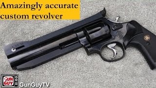 Amazingly accurate custom revolver Wow  SampW 586 [upl. by Anahsahs]